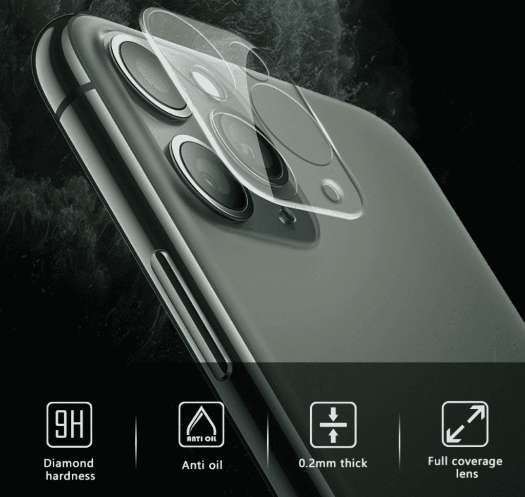 (3D13P) 3D Camera Protector for iPhone 13 Pro / 13 Pro Max GBK