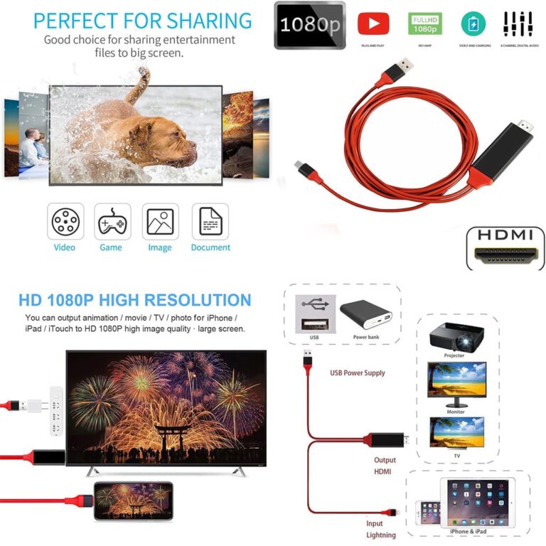 (USBLH) Lightning to HDMI Digital Cable GBK
