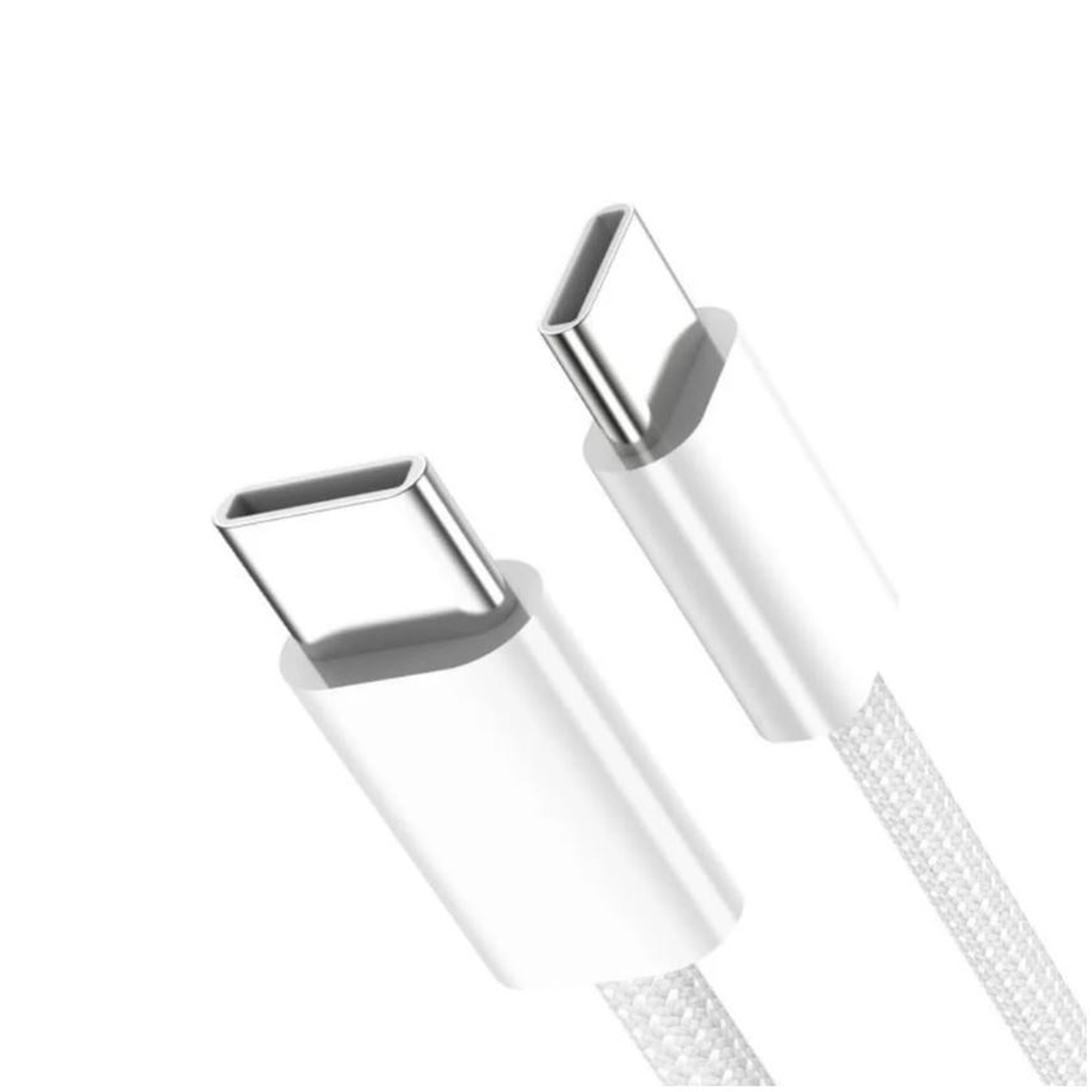 (USBC060) Type C-C, 60Watt PD, BRAIDED, Fast Charging Cable